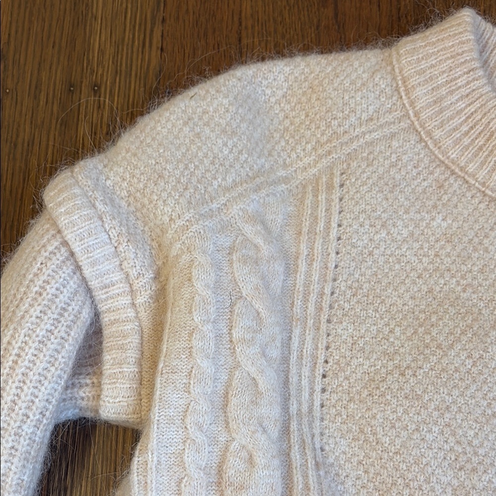 Madewell Cable Havener Pullover Sweater size small - Picture 2 of 6
